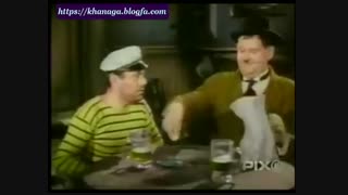 لورل و هاردی در فیلم " شبح زنده " - " The Live Ghost "