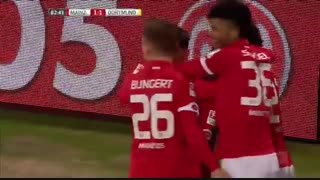 خلاصه بازی:  ماینتس  1 - 1  دورتموند