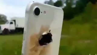 تست شلیک گلوله به آیفون 7