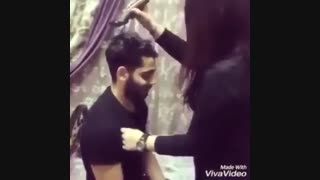 کچل کردن براى سربازى توسط عشقش -