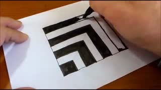 آموزش نقاشی 3 بعدی بسیار آسان و عالی