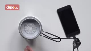 شارژ شدن گوشی با آتش!