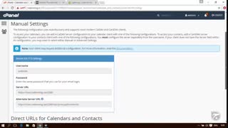 آموزش Cpanel - قسمت 44  Calendars and Contacts