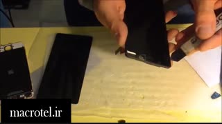 آموزش تعویض تاچ و ال سی دی lumia 540 و545 درmacrotel.ir