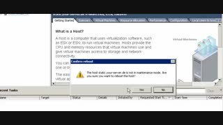 آموزش ری استارت کردن سرور اختصاصی  vmware