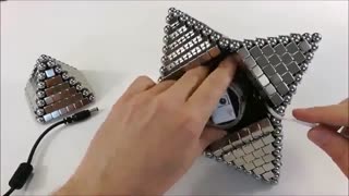 ساختن لامپ led با آهنربا و آهنربا ستاره ای