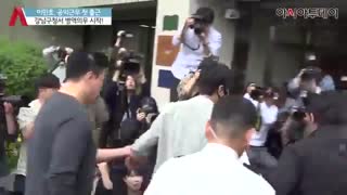 ورود لی مین هو به اداره پلیس گانگنام و شروع خدمت سربازی... امروز؛ 12 مِی 2017...