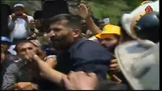 فیلم کامل از اعتراض معدن چیان به روحانی