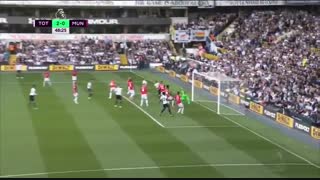 خلاصه بازی :  تاتنهام   2  -  1   منچستریونایتد