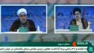 جدال رئیسی و روحانی
