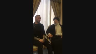 دیدار امیر تتلو با آقای رئیسی