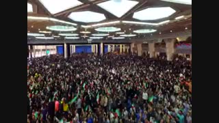 فیلم سونامی در مصلای تهران در حمایت رئیسی ...