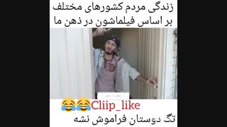 فکر که ما راجب زندگی کشورای دیگ داریم از روی فیلماشون