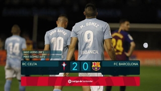 خلاصۀ دیدار سلتاویگو 2_0 بارسلونا (هفتۀ سی‌وششم لالیگا اسپانیا)