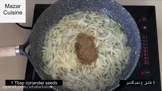 Nokhod Polo Recipe Video - www.epersianfood.com