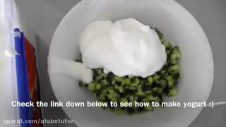 Mast o Khiar Recipe Video - www.epersianfood.com