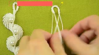 مکرومه بافی-طرح بال فرشته