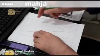 طراحی آینه دکوراتیو مهجام شیشه