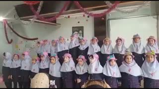 جشن الفبا کلاس اولی های دبستان دخترانه طاهره اصلاح فرم صورت