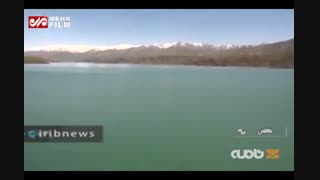 فیلمی از سرریز شدن سد طالقان