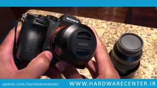آموزش تعویض لنز دوربین سونی