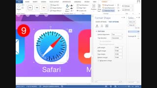 طراحی رابط کاربری iOS در مایکروسافت ورد