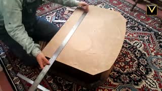 آماده سازی قطعات و نصب بیس پایه اره فارسی بر