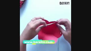 اوریگامی زیبا ، ساخت جعبه کادویی فانتزی