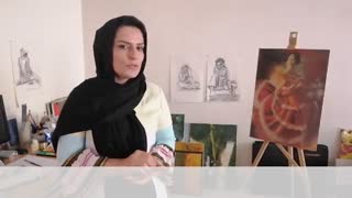 آموزش خودکفایی به کودک در کلاس نقاشی