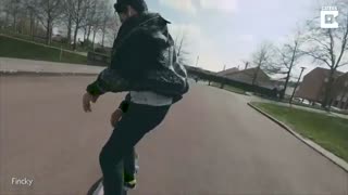 فیلمبرداری از حرکات نمایشی لانگ بورد با پهپاد