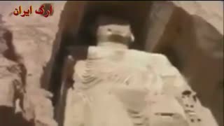 لحظه انفجار مجسمه بودا
