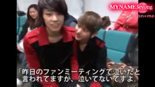 صحنه های بامزه از sejin وinsoo از گروه myname