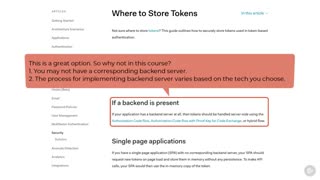 کورس ﻿Auth0 - یک روش ذخیره سازی Token را انتخاب کنید...