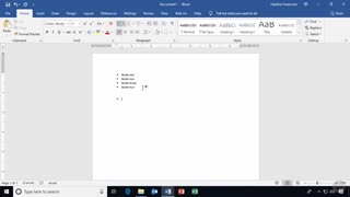 دانلود آموزش ﻿ورد 2019 - لیست لیست شده یا لیست شده را ایجاد کنید...