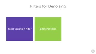 دانلود کورس ﻿scikit-image - معرفی فیلترهای Denoising