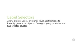 دانلود آموزش ﻿Kubernetes - انتخاب کننده برچسب