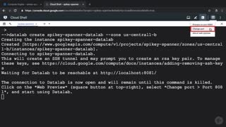 دوره ﻿Google Cloud - تعریف طرح جدول