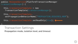 دانلود آموزش ﻿Spring - تنظیمات تراکنش