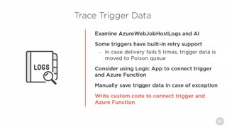 دوره ﻿Azure Developer - عیب یابی Triggers و Bindings