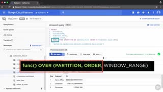 کورس ﻿Google BigQuery - اجرای عملیات پنجره با استفاده از "Partition By" و "O...