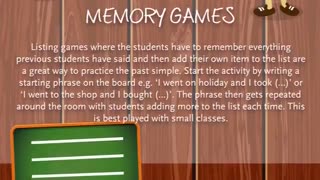 10 Activities for the Past Simple