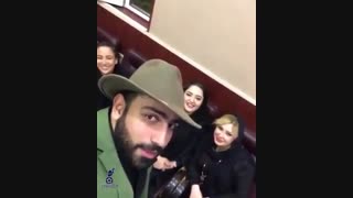 شوخی سامان گوران با نیوشا ضیغمی و نرگس محمدی